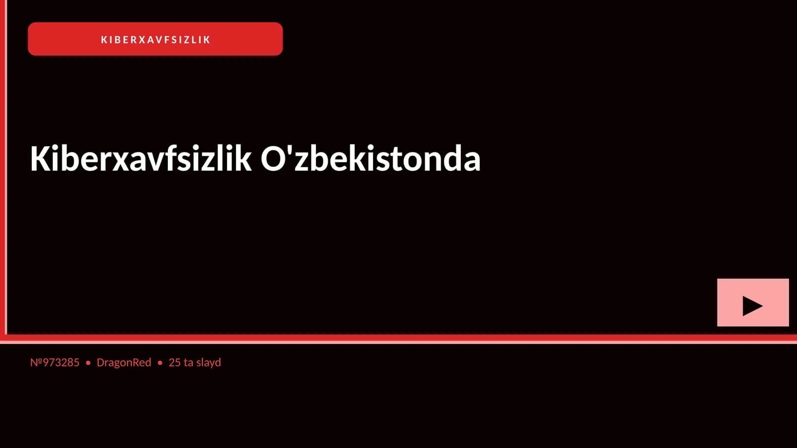 KIBERXAVFSIZLIK