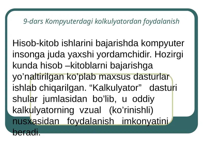 Kalkulyator
