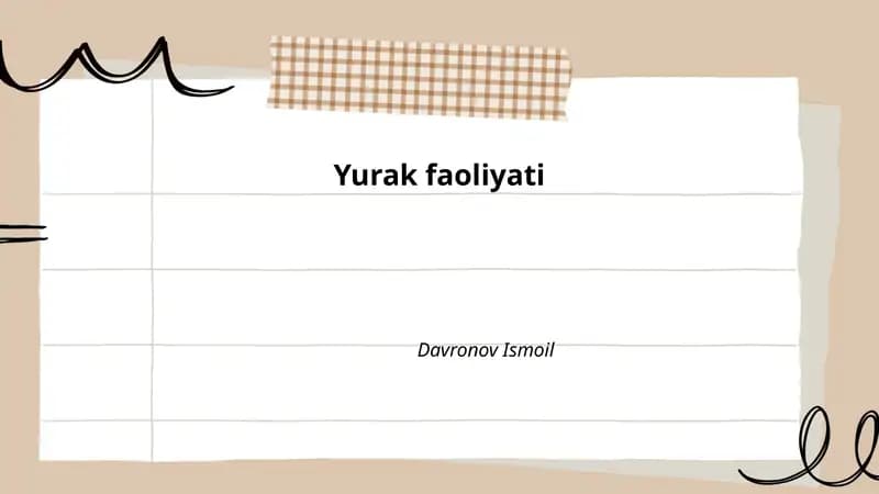Yurak faoliyati