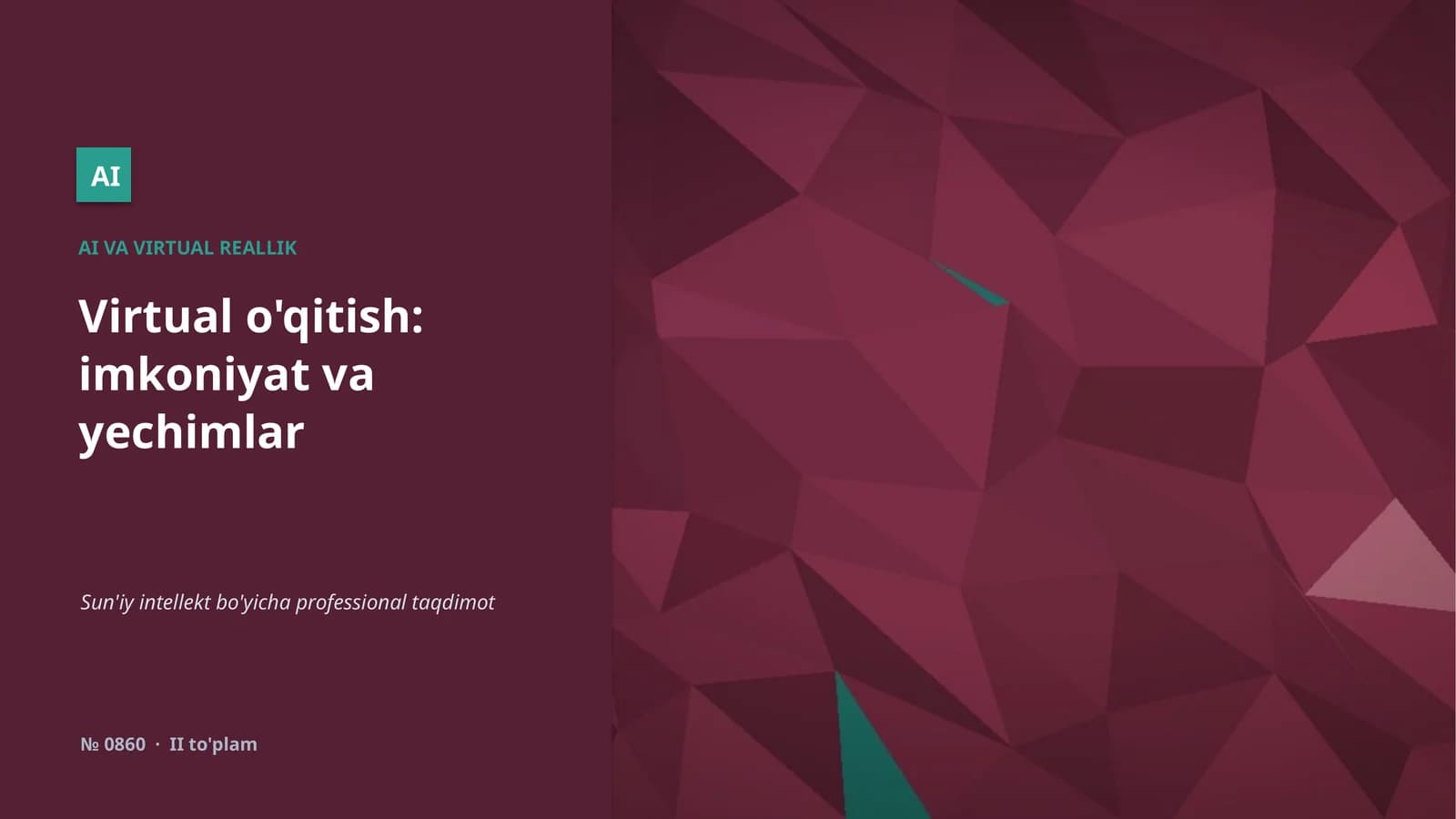 AI VA VIRTUAL REALLIK