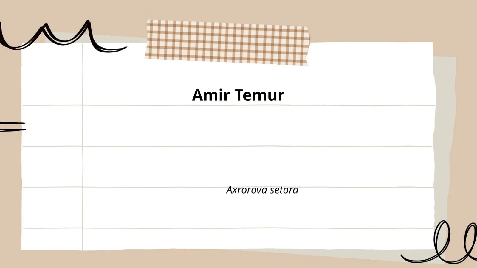 Amir Temur