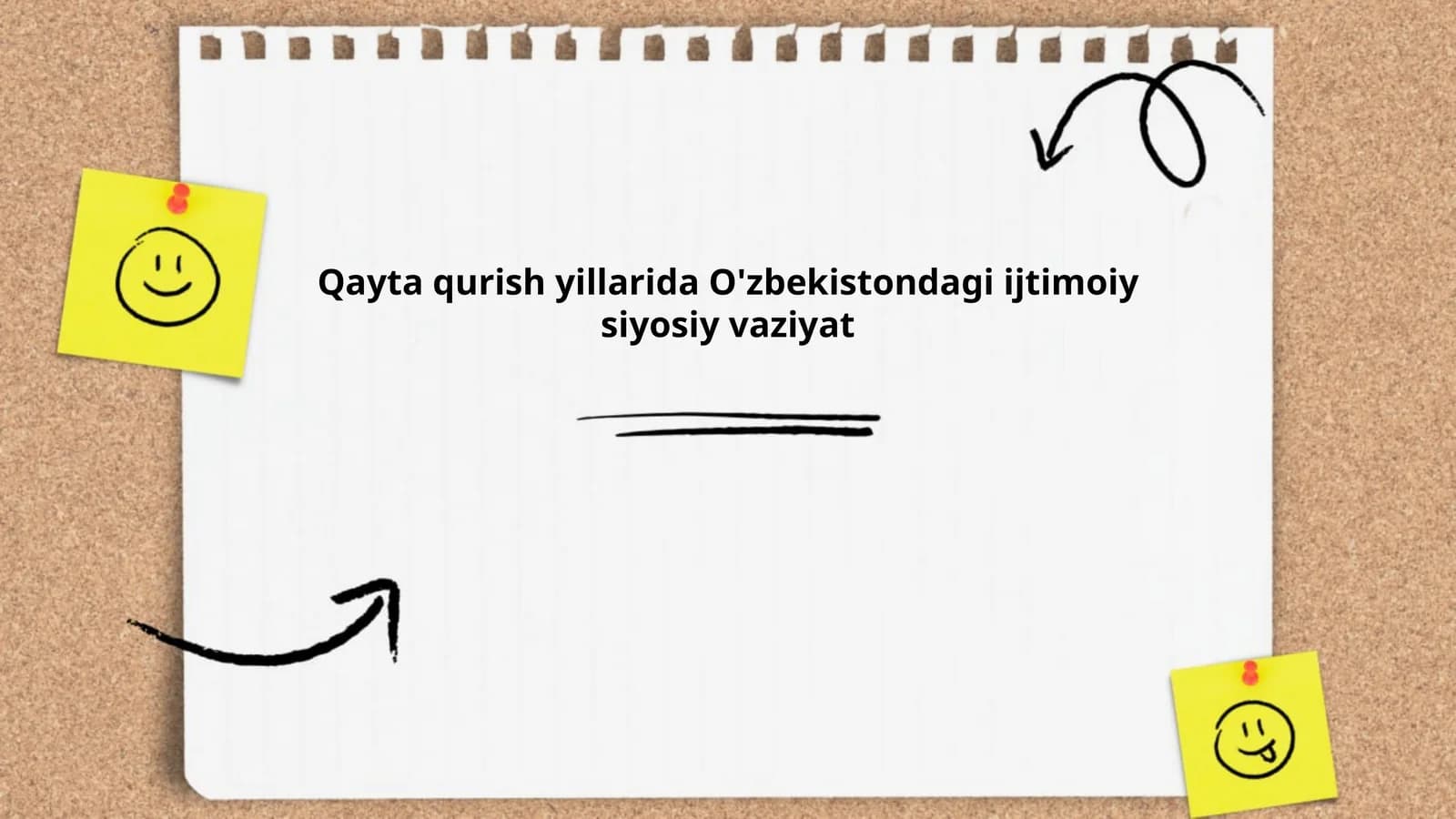 O'zbekistonning siyosiy o'zgarishlari