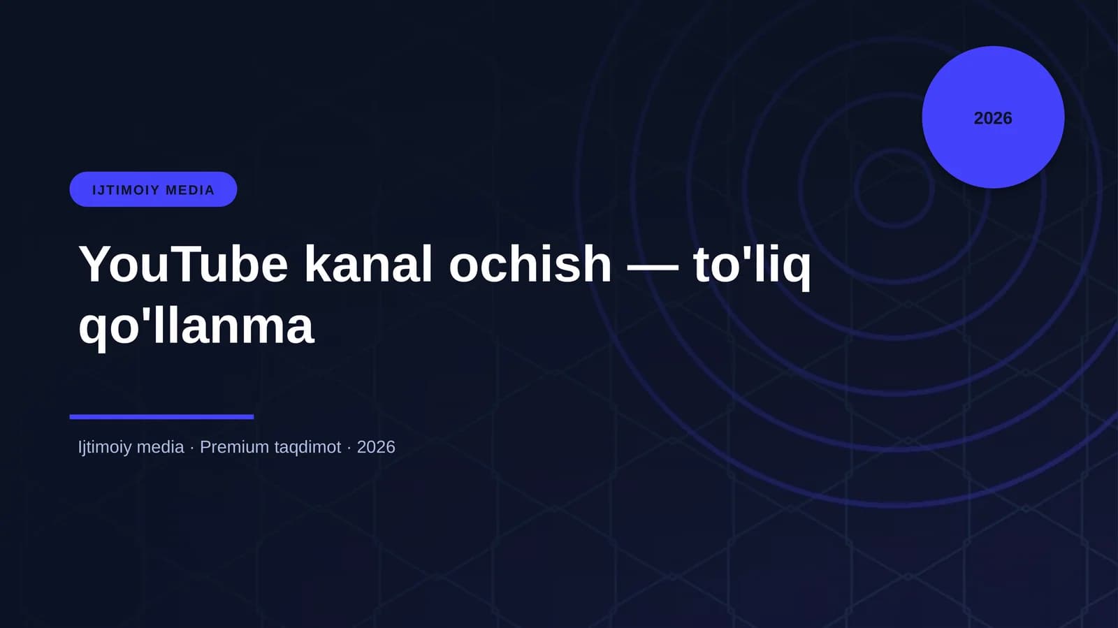 IJTIMOIY MEDIA