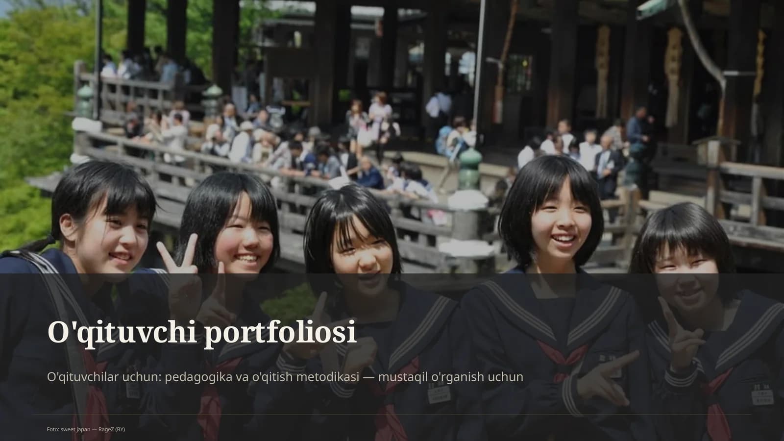 O'qituvchi portfoliosi