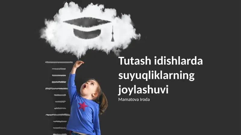 Tutash idishlarda suyuqliklarning joylashuvi