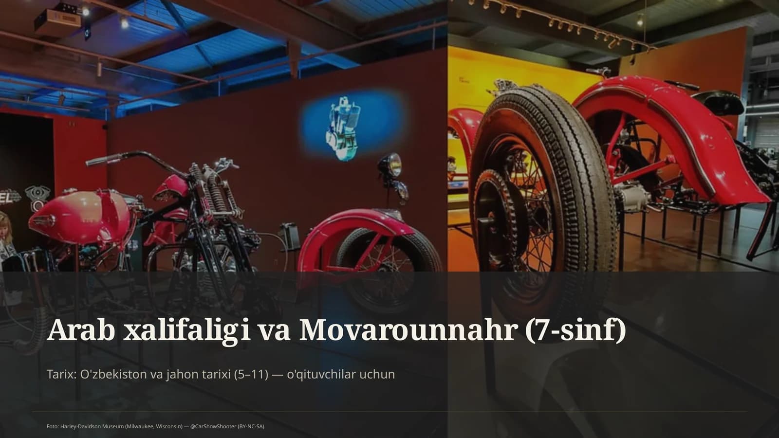 Arab xalifaligi va Movarounnahr (7-sinf)