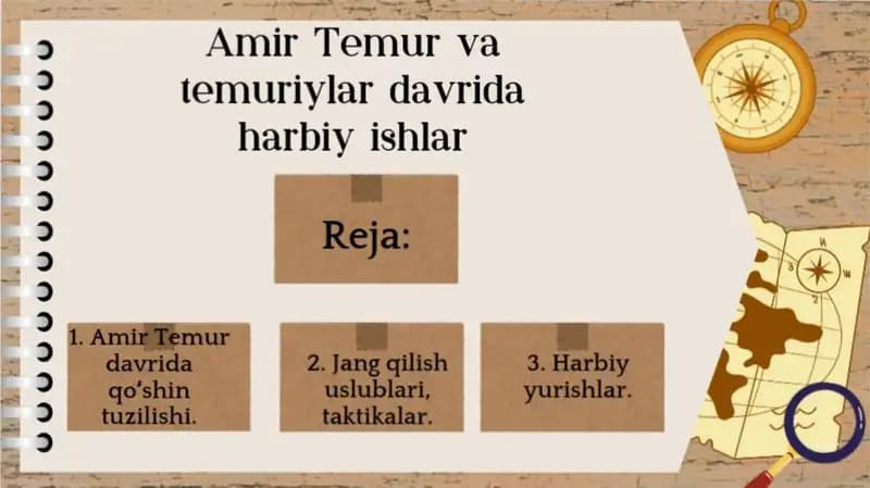 Amir Temur va Temuriylar davrida harbiy ishlar