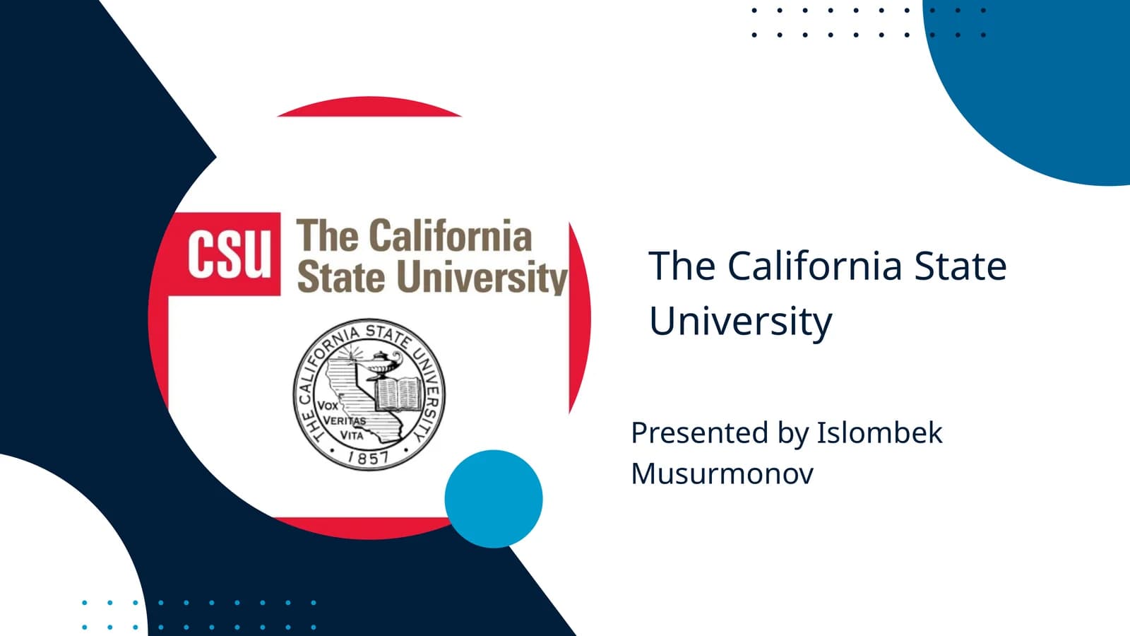 The California State University