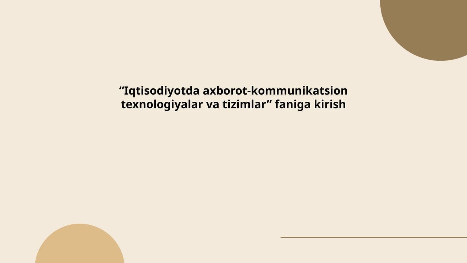 Raqamli iqtisodiyot tushunchasi