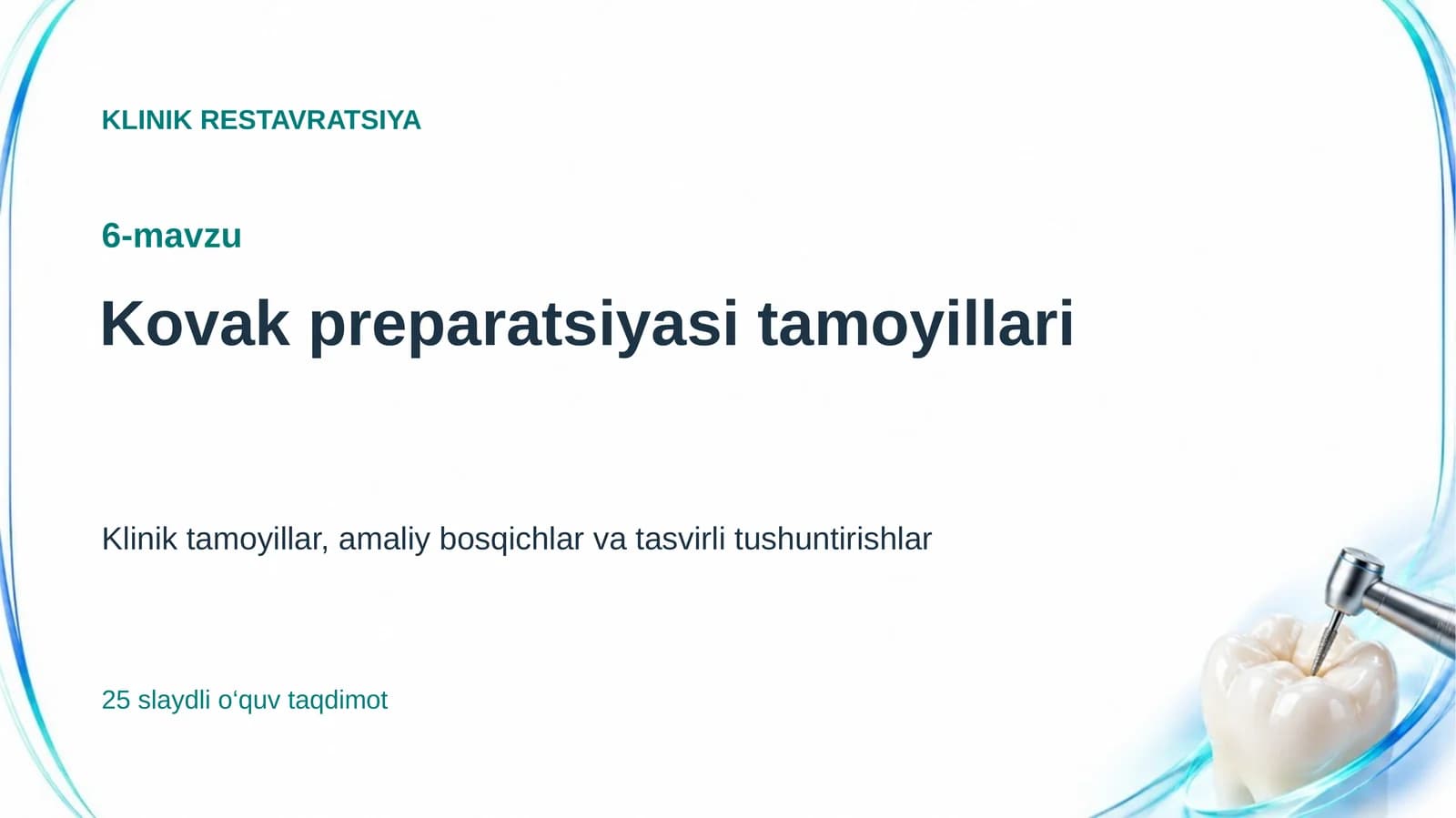 KLINIK RESTAVRATSIYA