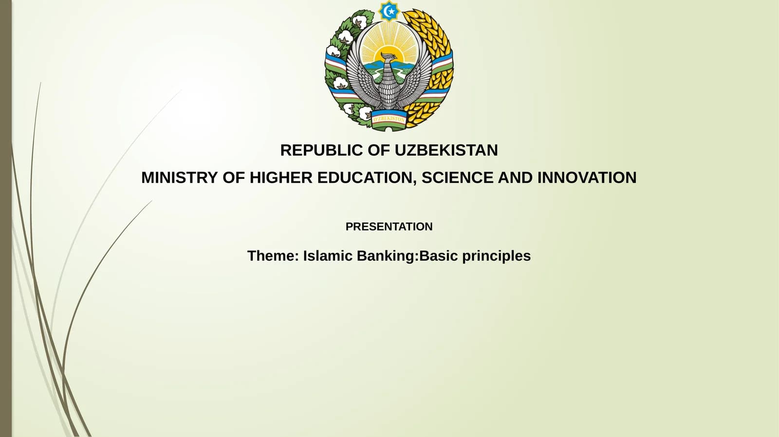 Presentation on Islamic Banking Basic Principles