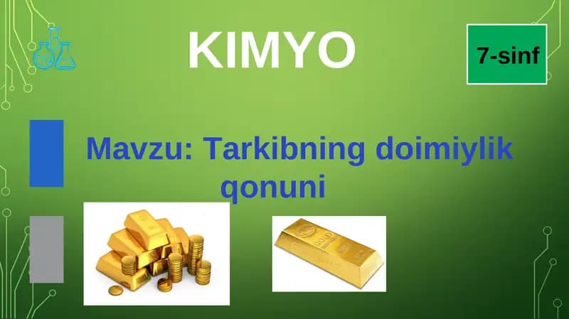 Tarkibning doimiylik qonuni