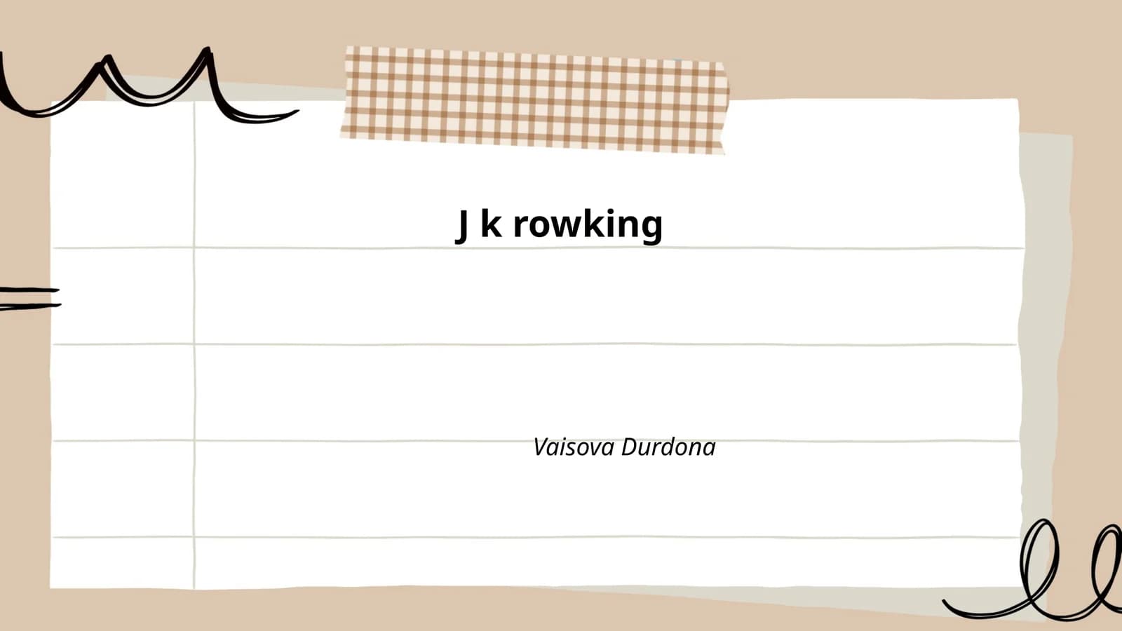 J.K. Rowling Biography