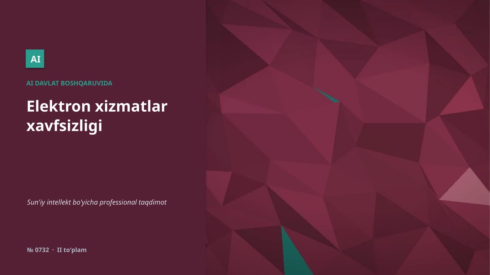 AI DAVLAT BOSHQARUVIDA