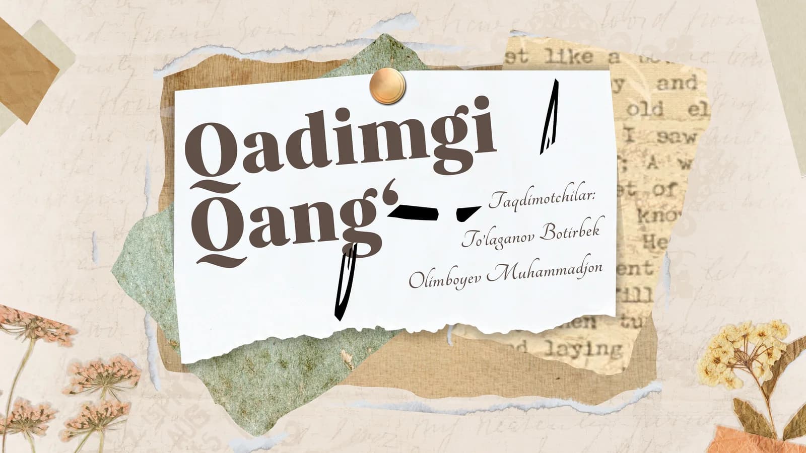 Qadimgi Qang'