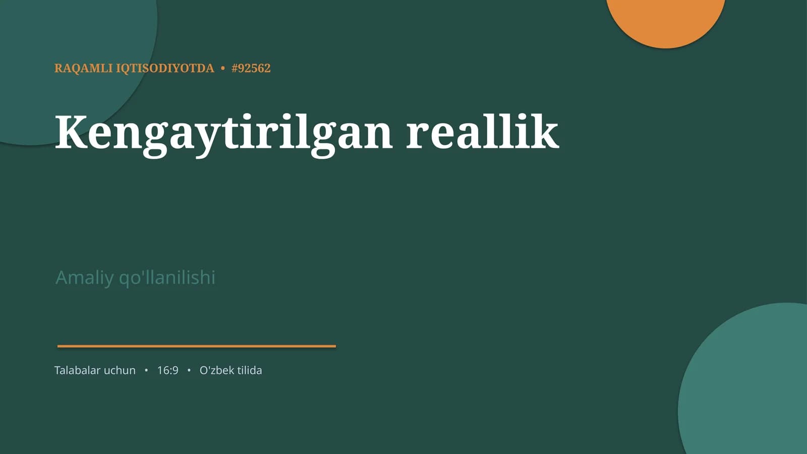 Kengaytirilgan reallik