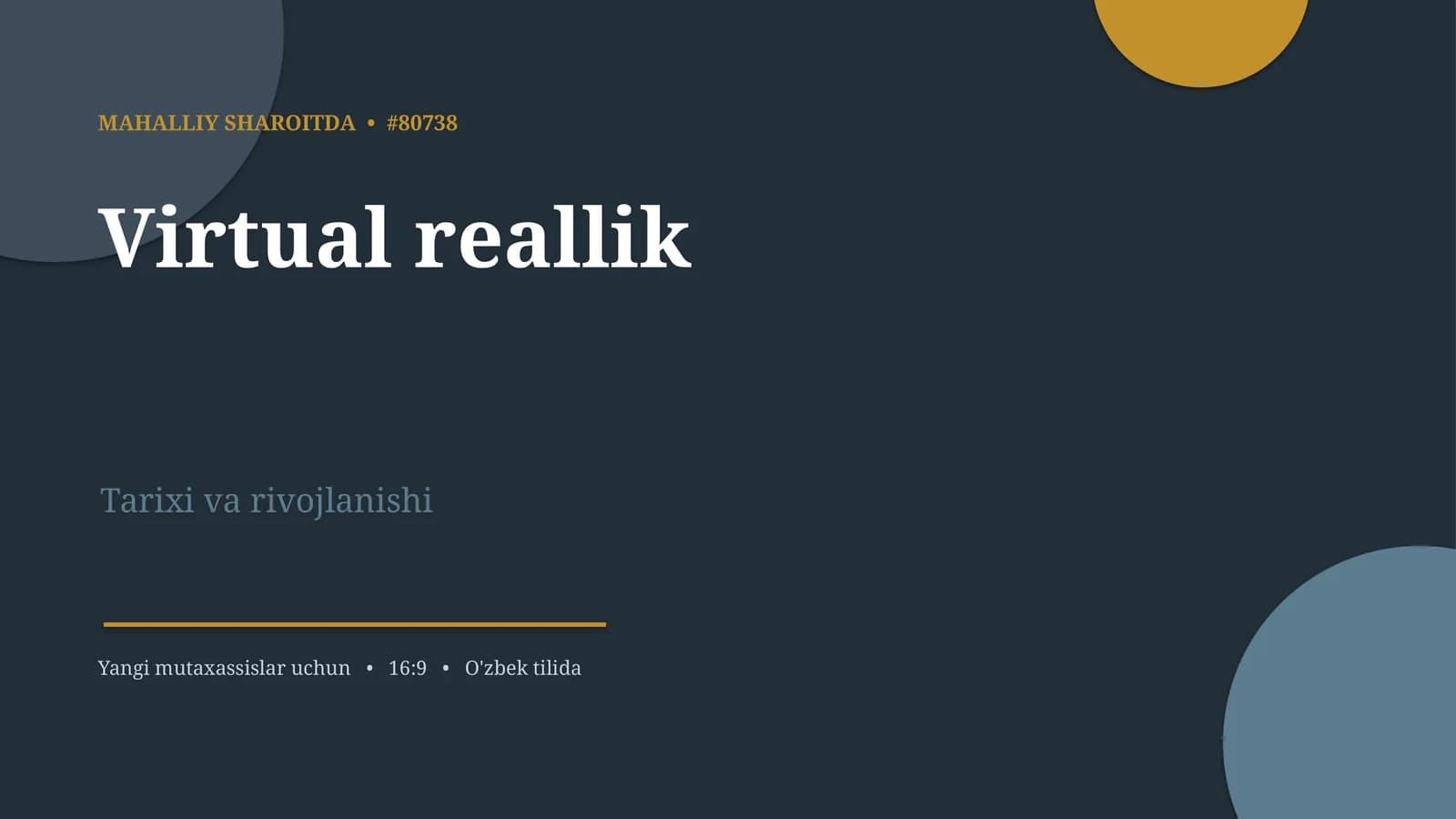 Virtual reallik