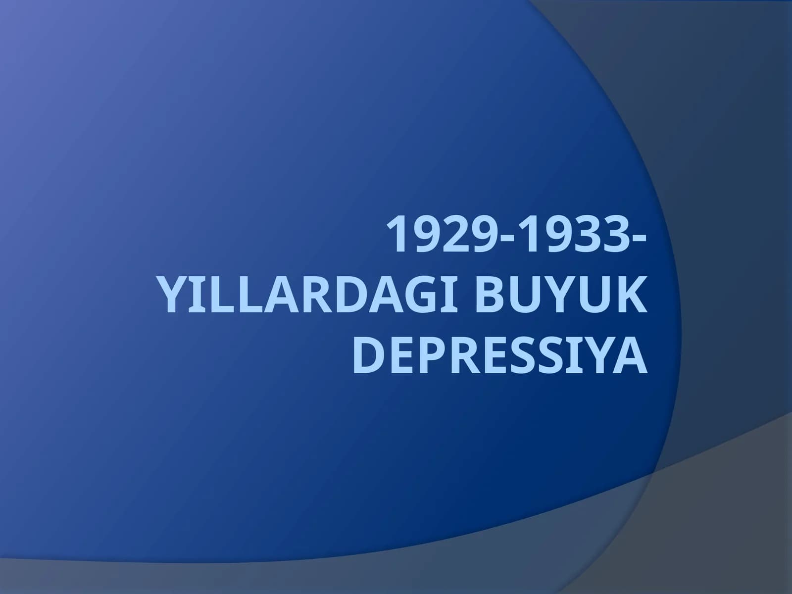 Buyukdepressiya