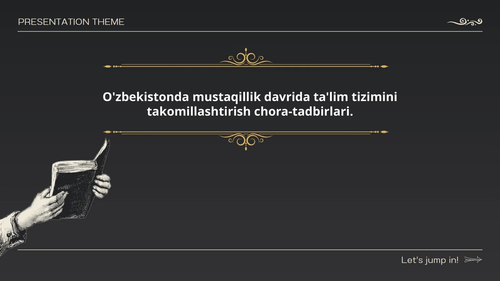 Ta'lim tizimini takomillashtirish chora-tadbirlari