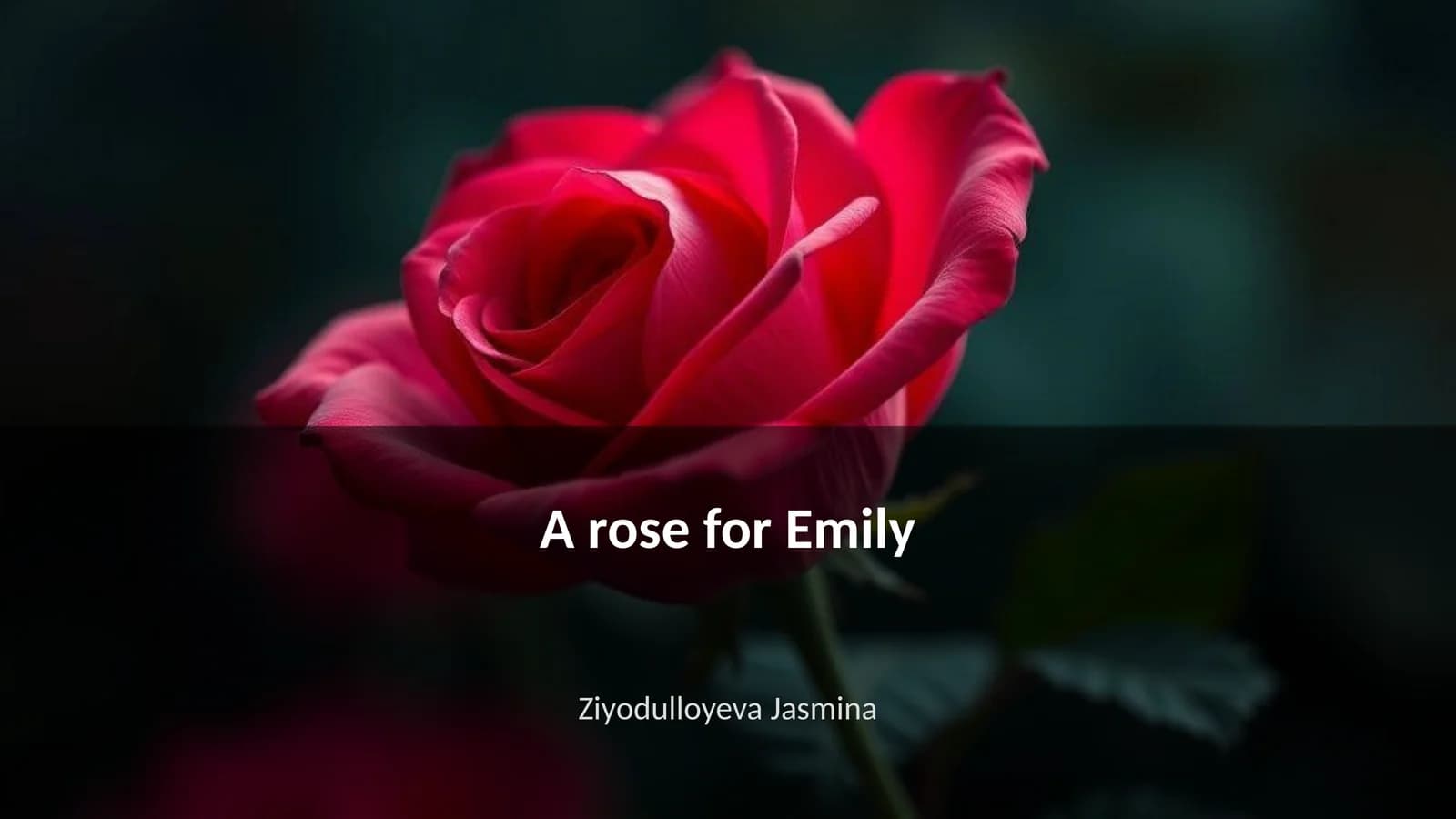 A Rose for Emily