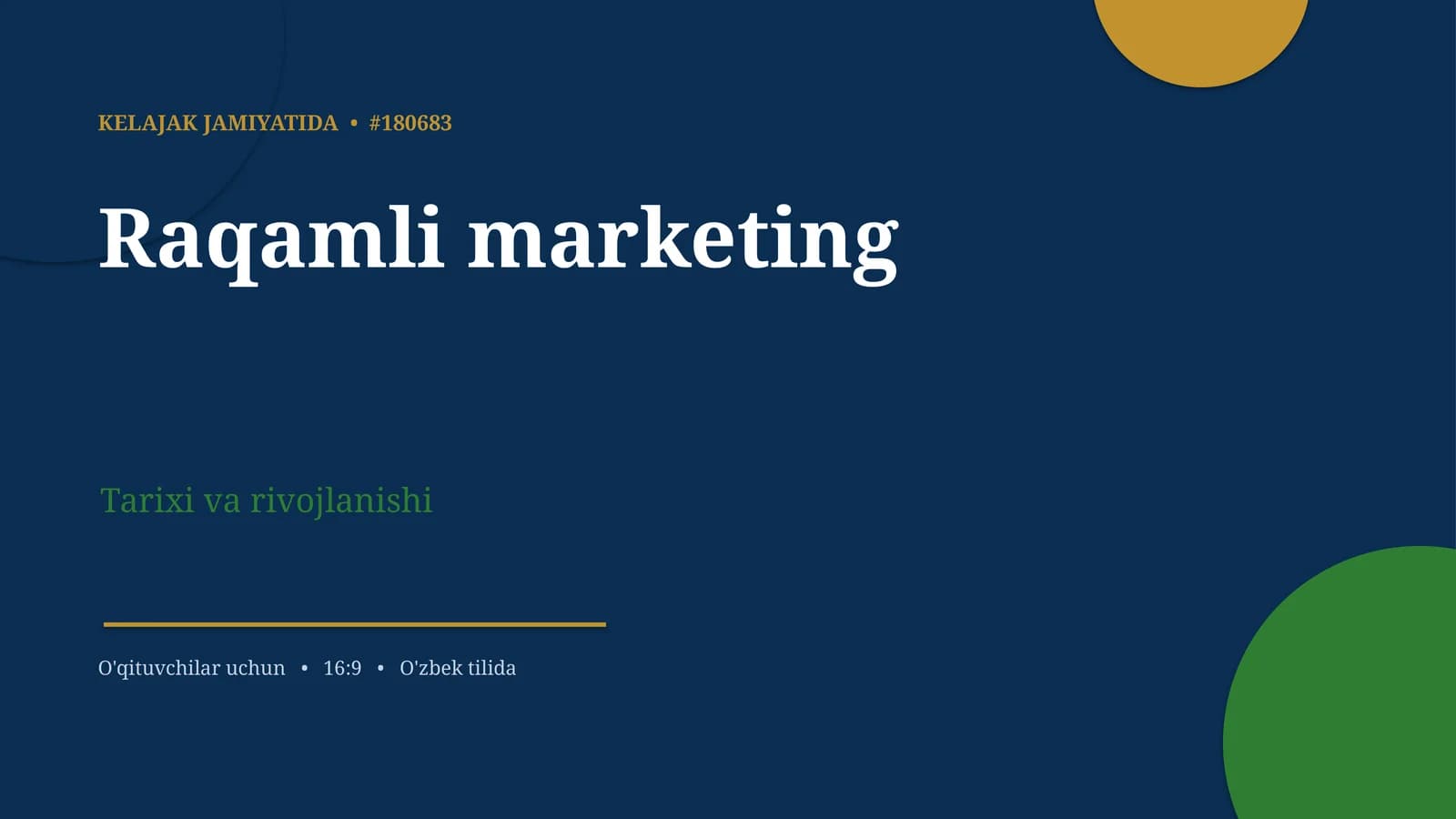 KELAJAK JAMIYATIDA