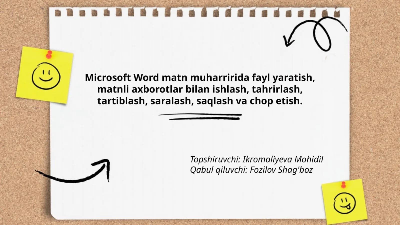 Microsoft Word matn muharriri