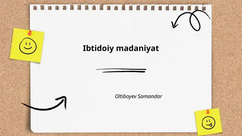 Ibtidoiy madaniyat