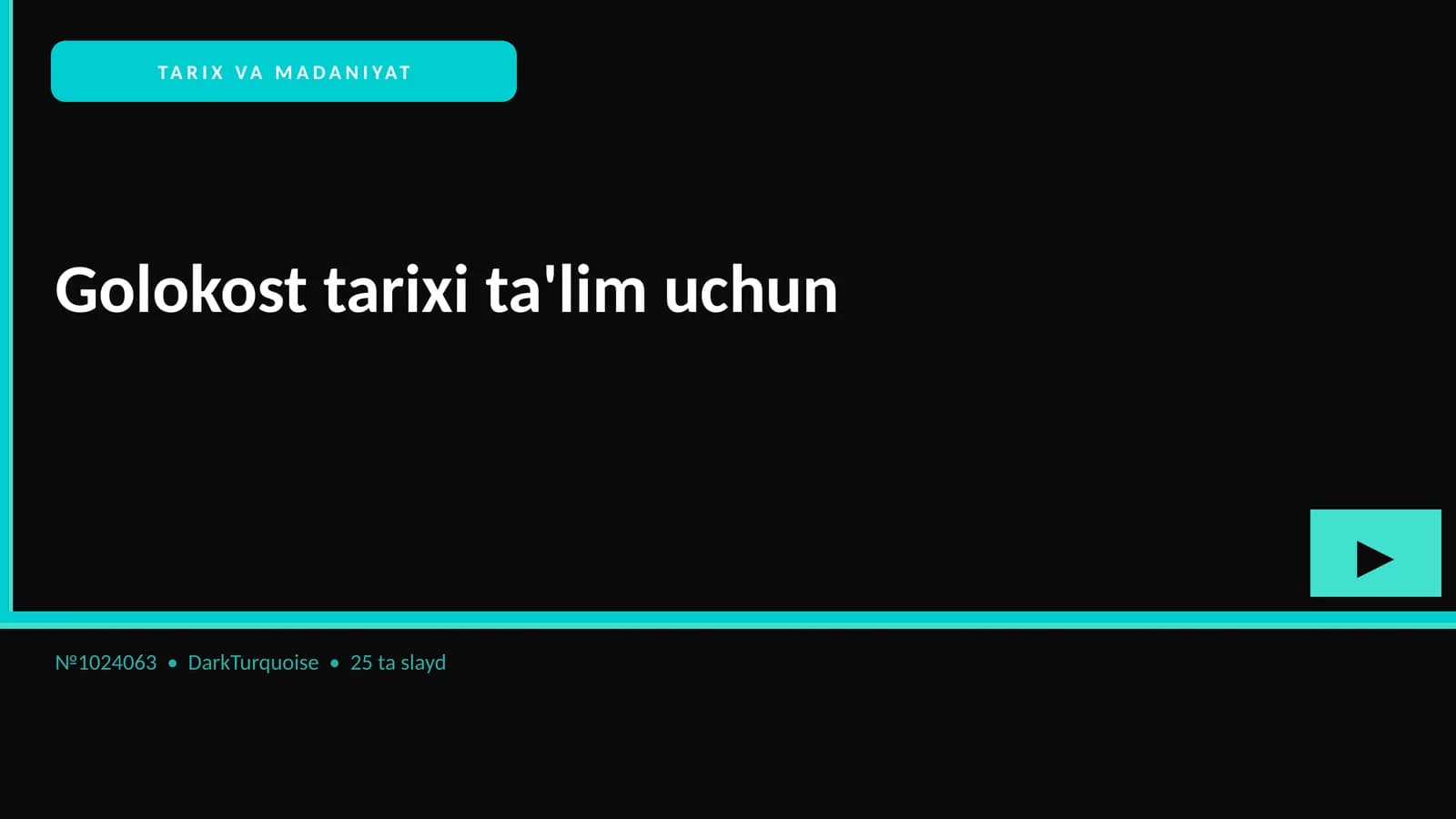 Golokost tarixi ta'lim uchun