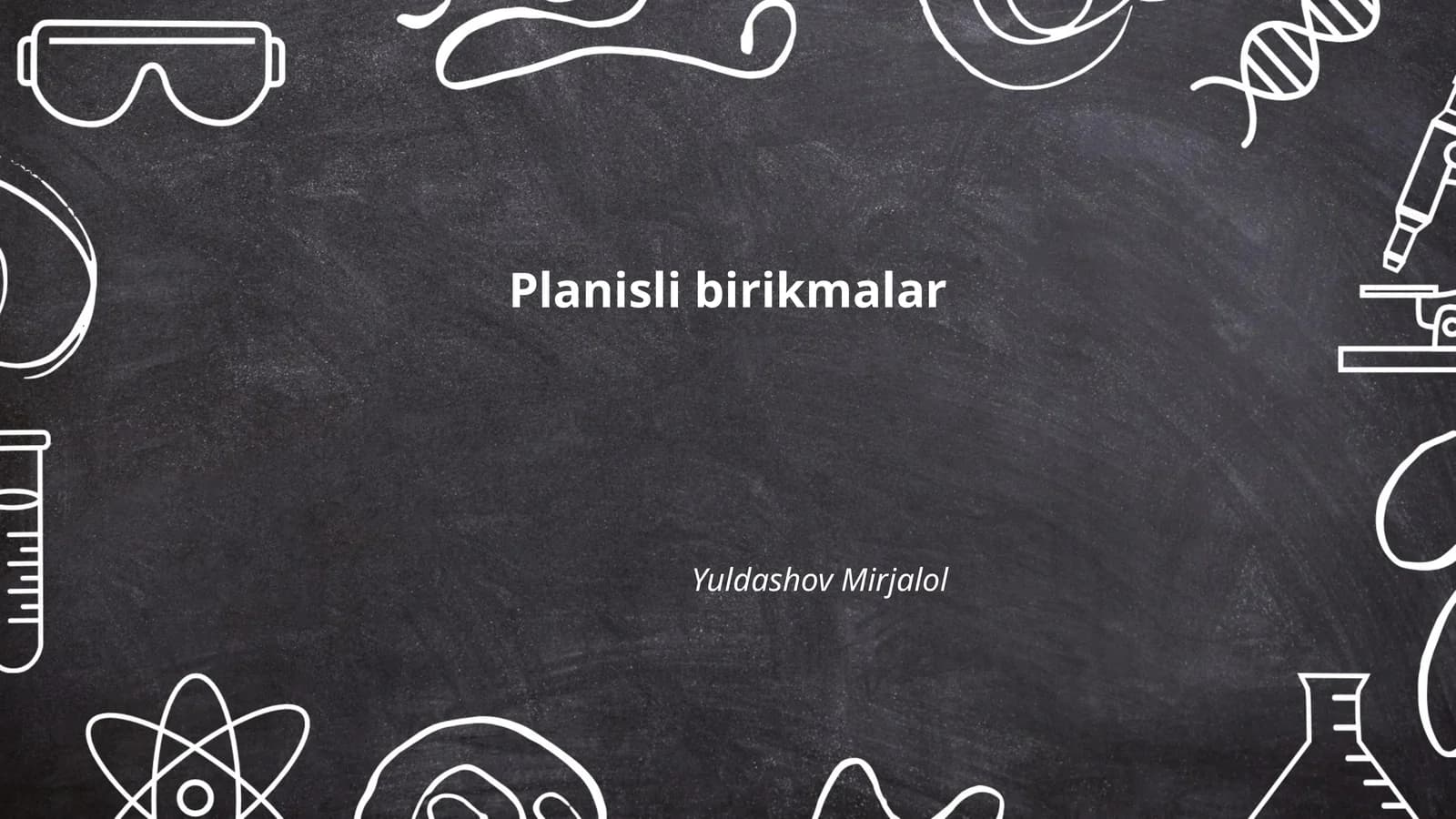 Planisli birikmalar