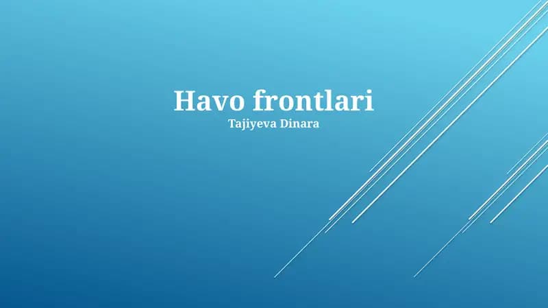Sovuq frontlari