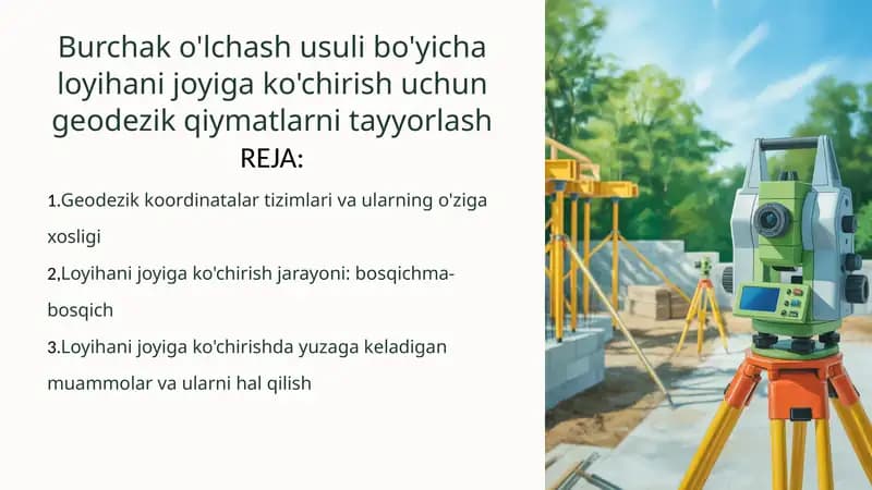 Geodezik koordinatalar tizimlari