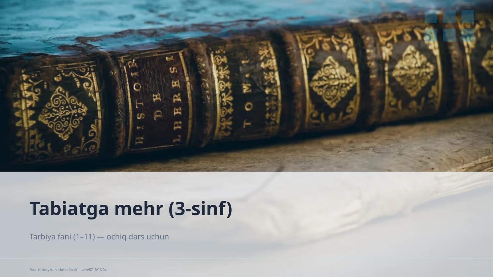 Tabiatga mehr (3-sinf)