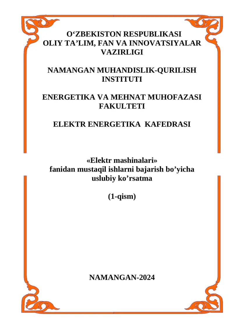 Elektr mashinalari