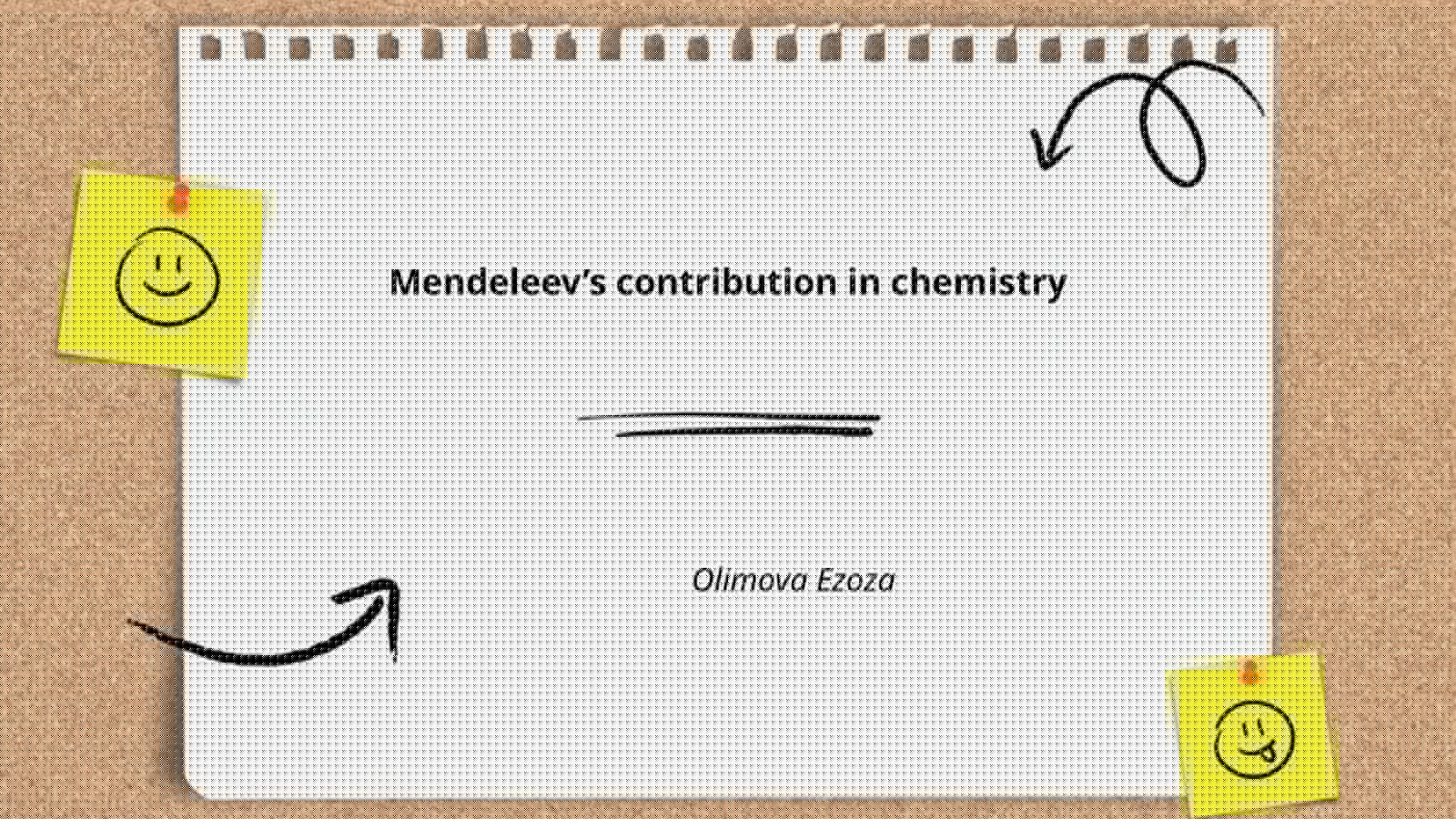 Mendeleev’s contribution in chemistry