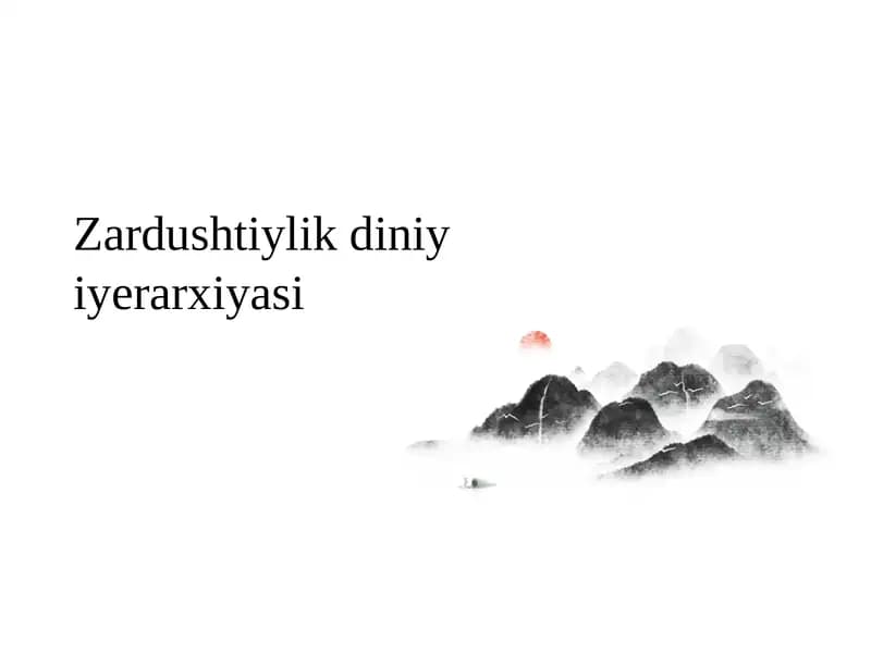 Zardushtiylik diniy iyerarxiyasi