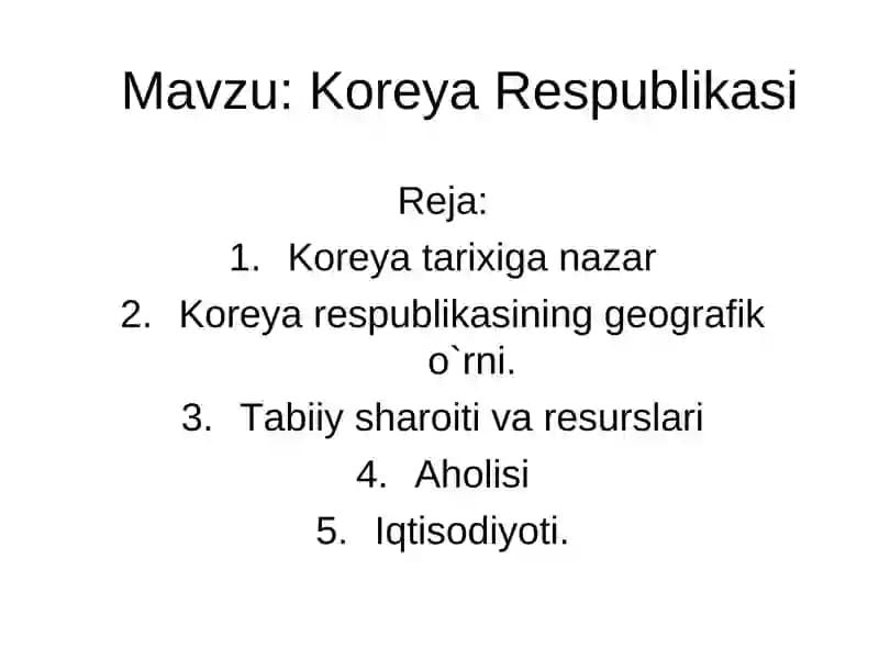 Koreya Respublikasi