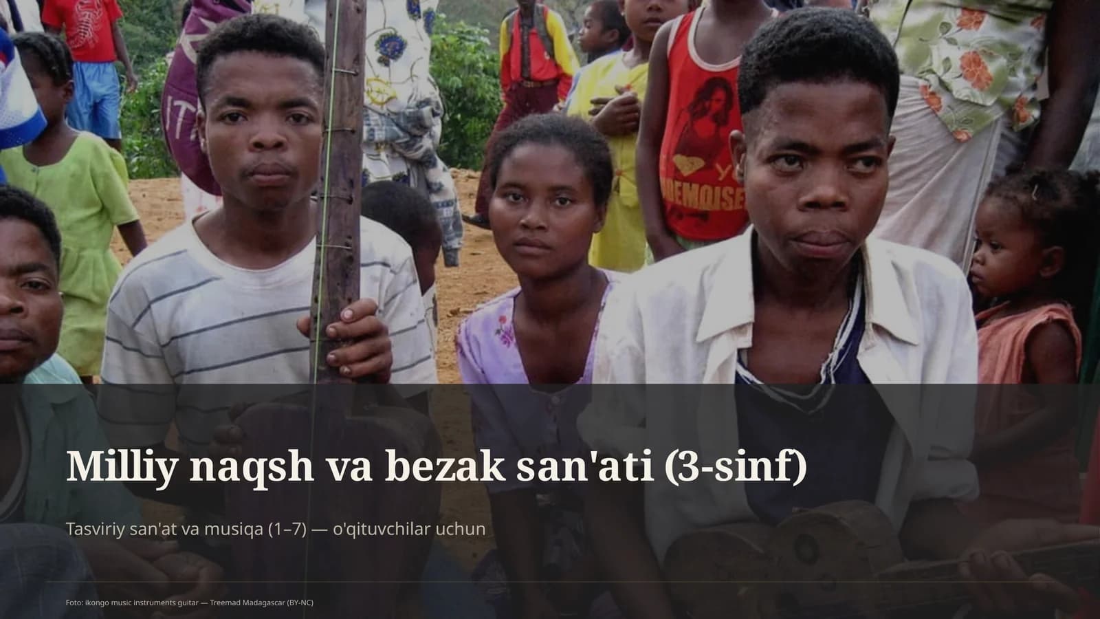 Milliy naqsh va bezak san'ati (3-sinf)