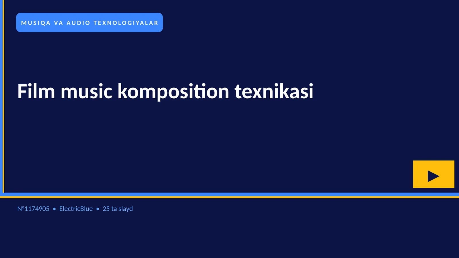 Film music komposition texnikasi