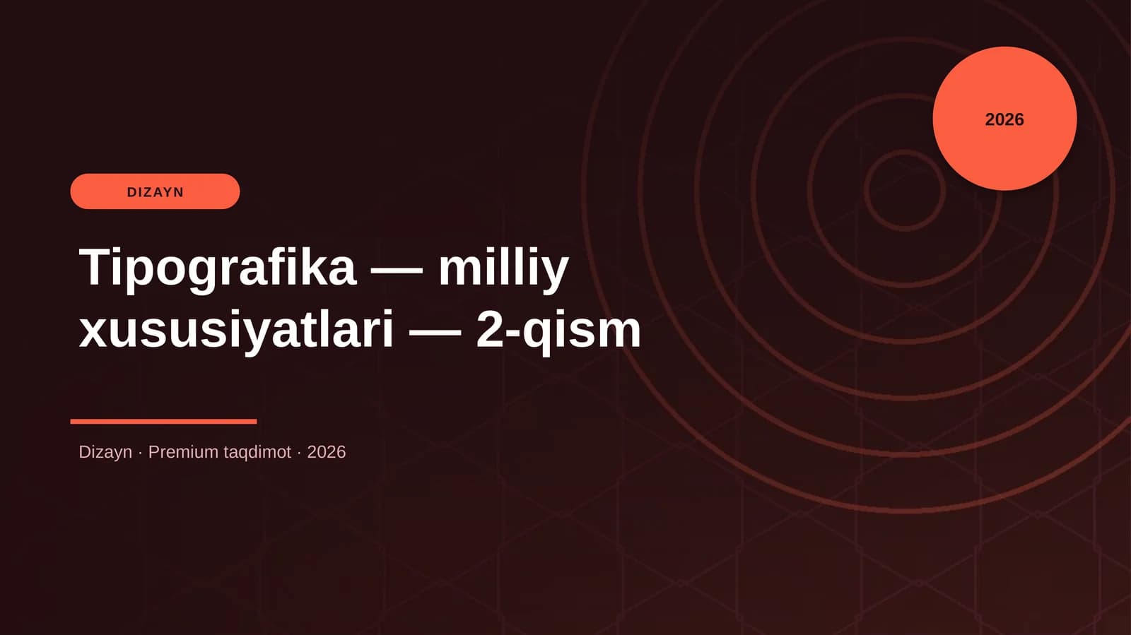 Tipografika — milliy xususiyatlari — 2-qism