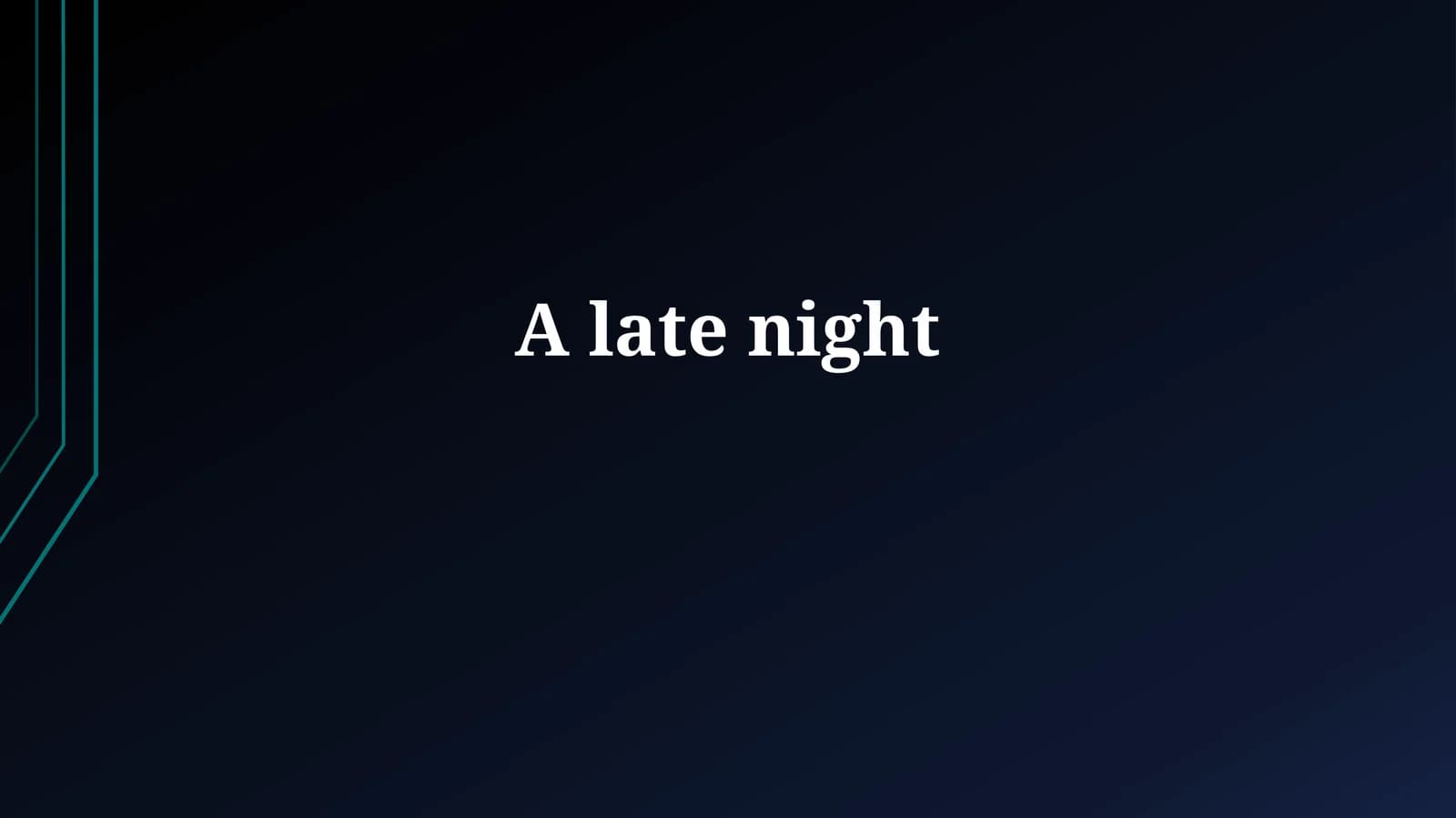 The Case of the Midnight Error