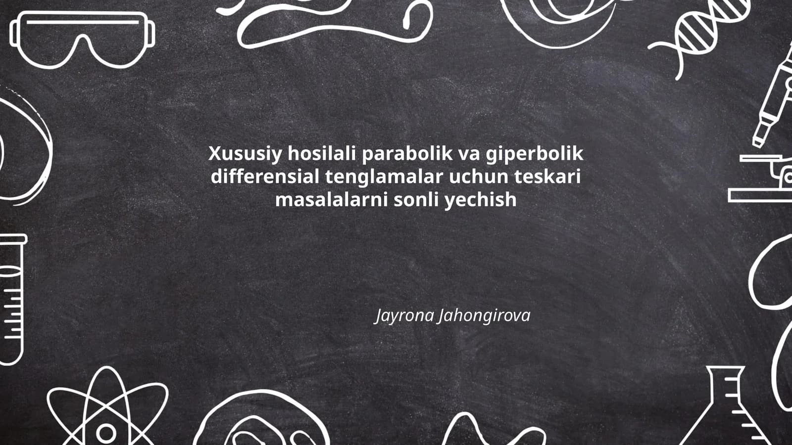 Xususiy hosilali differensial tenglamalar