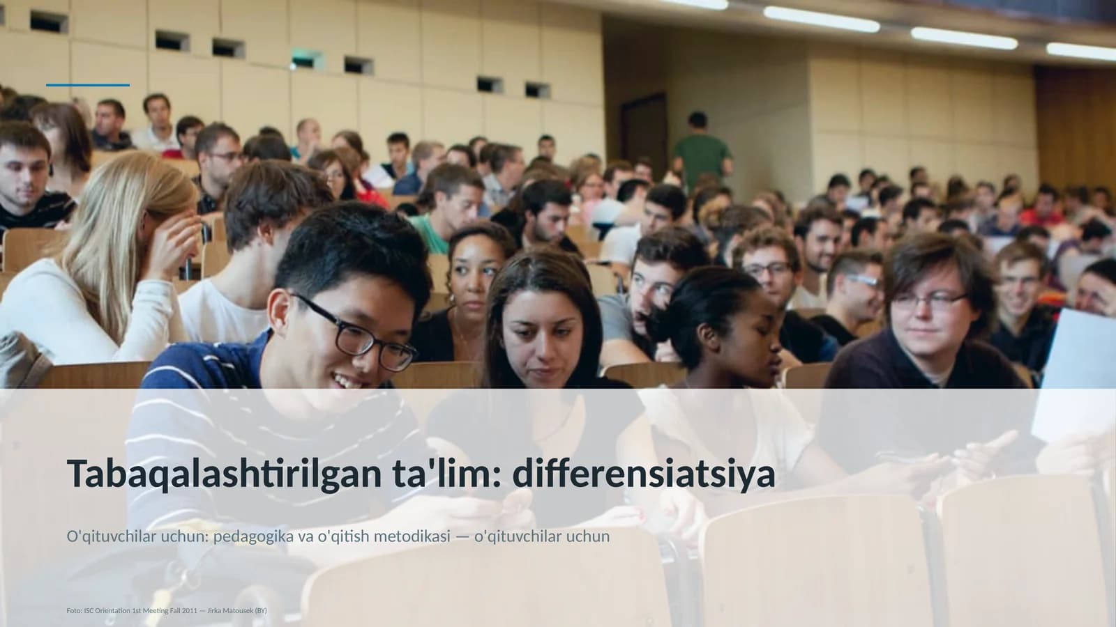 Tabaqalashtirilgan ta'lim: differensiatsiya