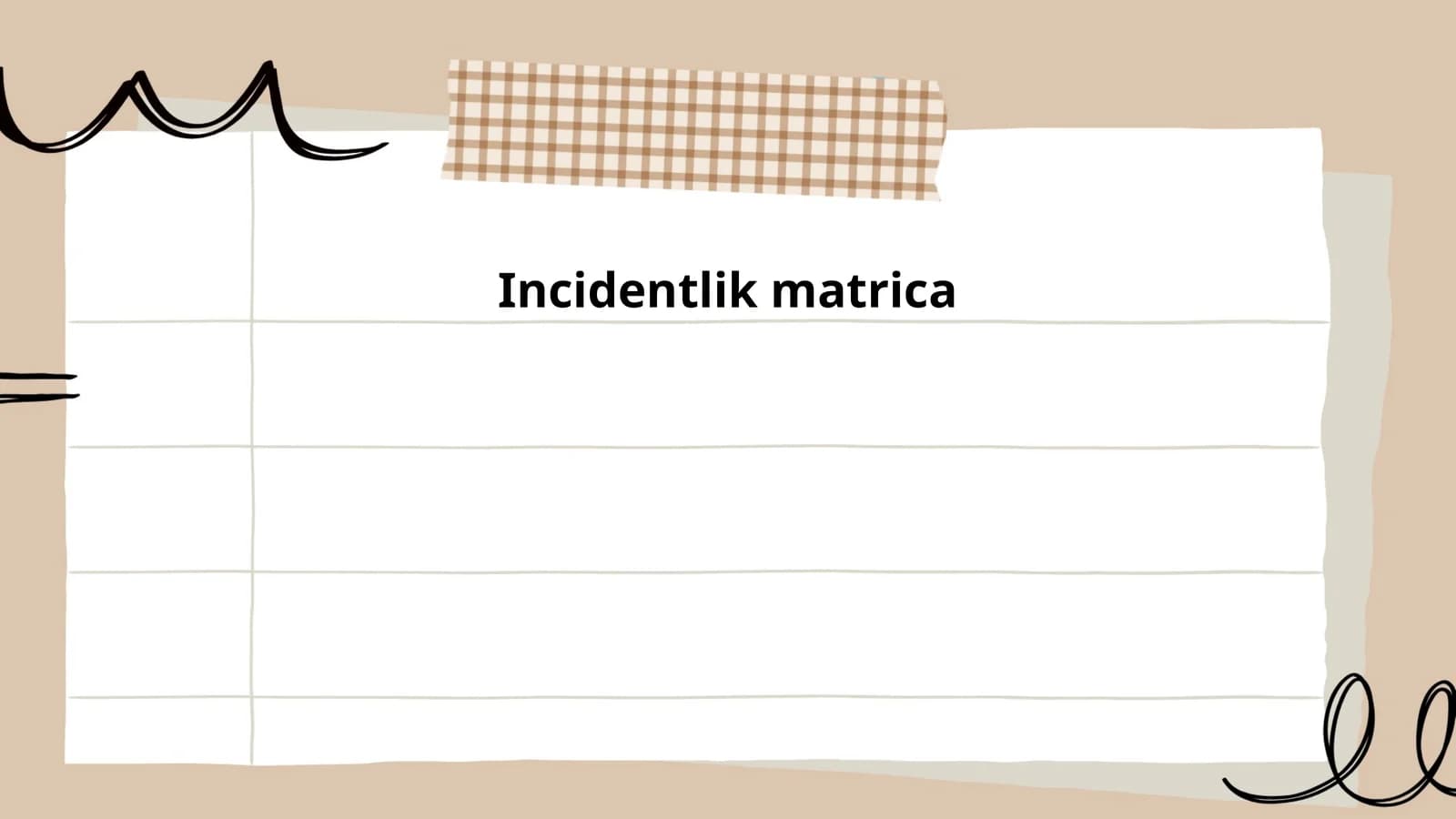 Incidentlik matrica