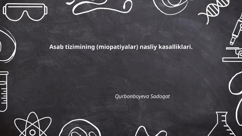 Nasliy miopatiyalar