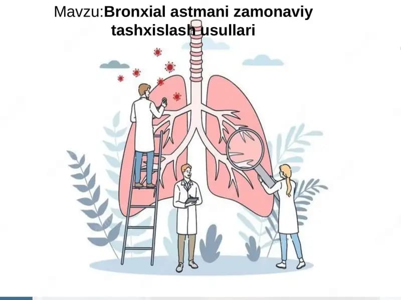 Bronxialastmani zamonaviytashxislashusullari