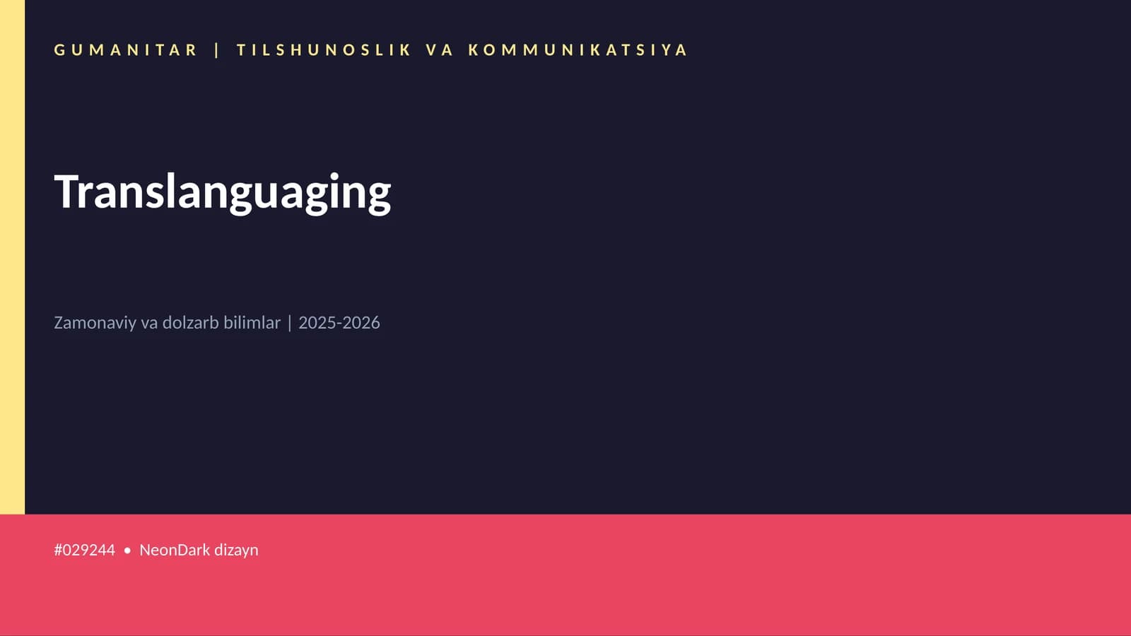 Translanguaging