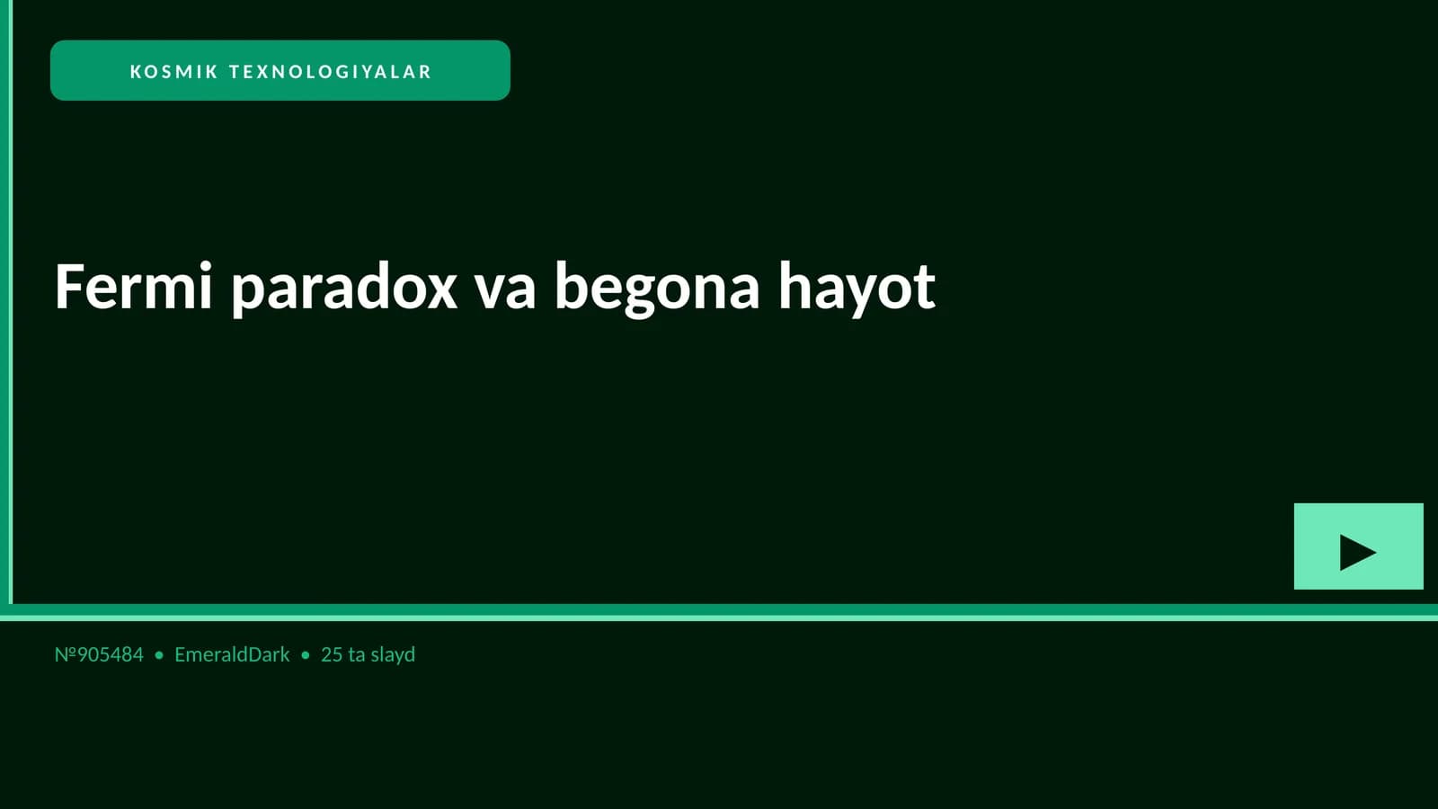 KOSMIK TEXNOLOGIYALAR