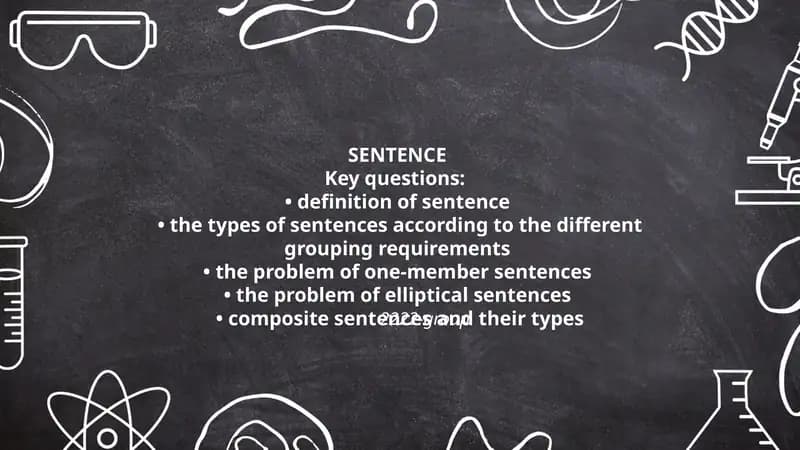 SENTENCE