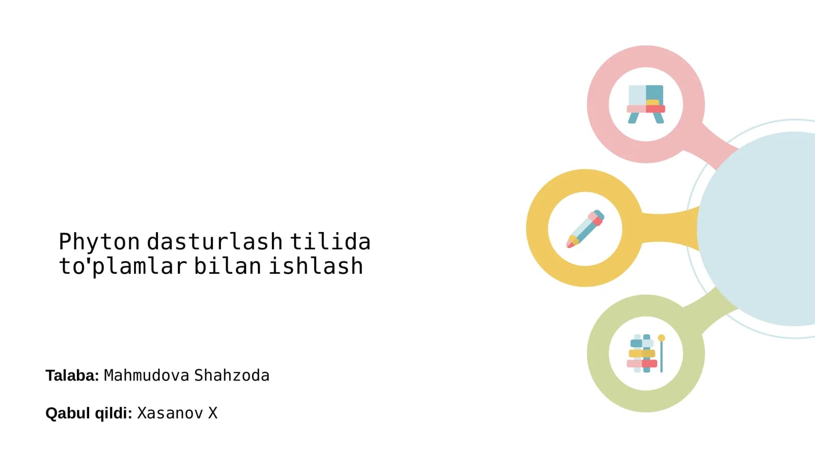 𝙿𝚑𝚢𝚝𝚘𝚗 𝚍𝚊𝚜𝚝𝚞𝚛𝚕𝚊𝚜𝚑 𝚝𝚒𝚕𝚒𝚍𝚊 𝚝𝚘'𝚙𝚕𝚊𝚖𝚕𝚊𝚛 𝚋𝚒𝚕𝚊𝚗 𝚒𝚜𝚑𝚕𝚊𝚜𝚑