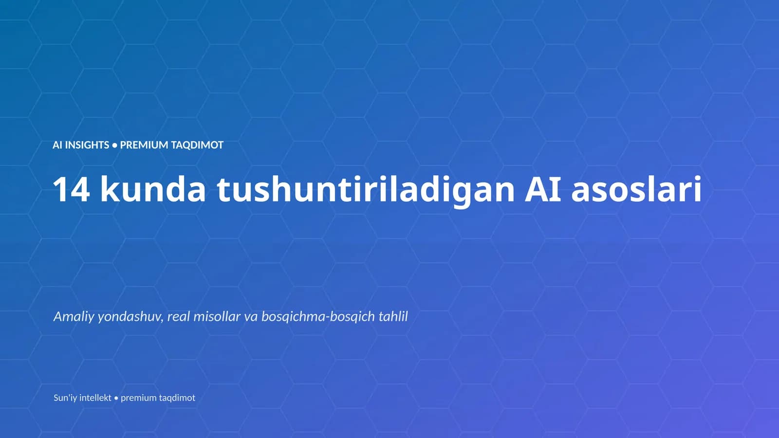 SUN'IY INTELLEKT